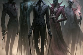 draw surreal horror art