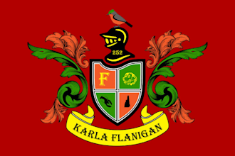 design regal heraldic family crest coat of arms logo