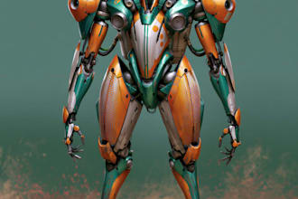 illustrate your mecha, robot and armored characters