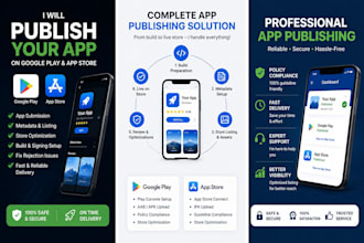 fix and publish your android and ios app
