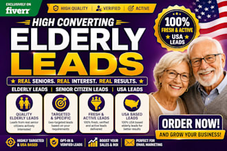 give sweeps leads, senior elderly leads, usa leads, first hits leads