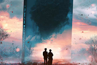 make romantic book cover design