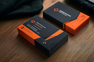 illustrate professional and custom business cards