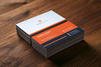 create a modern custom business card design