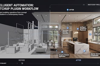 develop sketchup plugins for modeling, components, materials, and automation