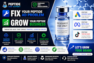 fix or setup peptide google ads peptide marketing peptide automation peptide seo