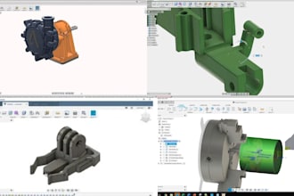 design fusion 360 cad models mechanical parts and product design