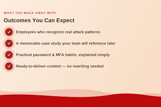 create security awareness training content for your team