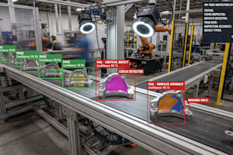 develop industrial defect detection, visual inspection, and quality control