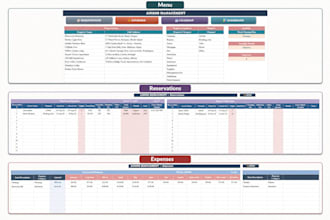 send you an airbnb management spreadsheet