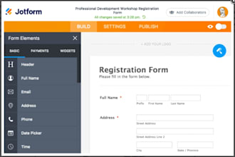 design branded jotform typeform surveys with conditional logic and automation