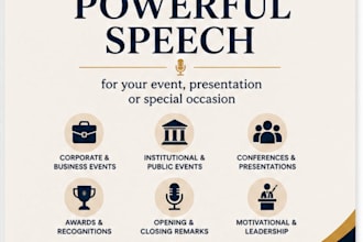 write a powerful and engaging professional speech