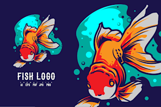 design a beautiful ocean inspired mermaid logo