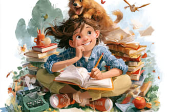 be childrens picture book illustrator, create children