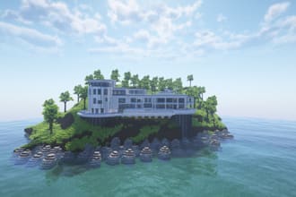 build minecraft houses, castles, villages, bases, hubs and spawns