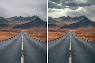 do hdr retouching sky change object removal in photoshop