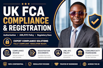 prepare your UK fca compliance, registration and aml kyc policy