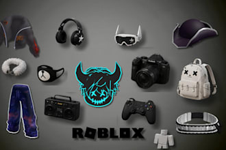 create custom roblox ugc accessories, hair, roblox clothing and game assets