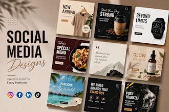 design scroll stopping social media posts and ads