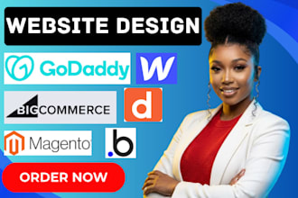 build godaddy website webflow seo bigcommerce product upload duda magento bubble