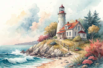 paint custom watercolor illustrations and clipart