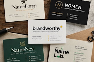put a name to your business project or car