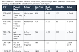 enter accurate data into your spreadsheet or CRM