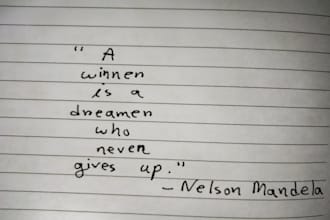 write anything in clear,neat and clean handwriting