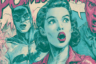 draw custom vintage comic book art retro pop art covers