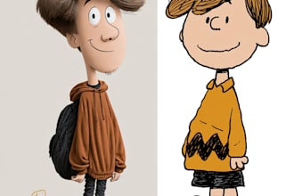 draw you as a peanuts character