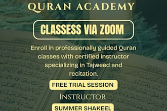 be online nazra quran teacher for kids and females