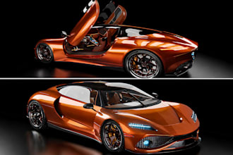 design widebody 3d car part 3mf rc body kits 3d cad vehicle part scale model
