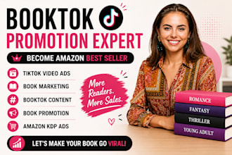 promote your book on tiktok booktok promotion booktok author smm book marketing