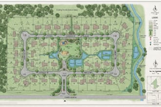 create site plan, subdivision plan