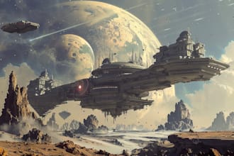design sci fi illustration and sci fi sci fi illustration