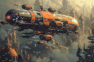 design sci fi illustration and sci fi sci fi illustration