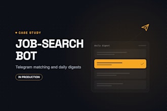develop a custom telegram bot with python, payments and ai