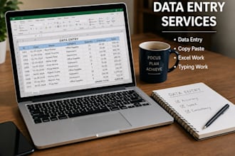 accurate data entry and typing