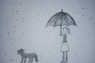 provide random hand drawn pencil sketches