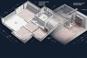 design ufh underfloor heating systems and revit mep models