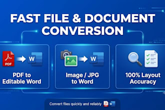 do all types of fast file and document conversion
