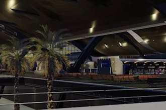 make realistic roblox city map, airport map with terminal, runway and interior