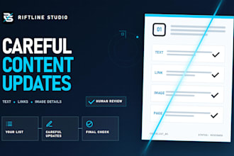 update wordpress content, links, buttons, and image details