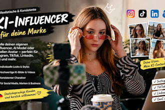 create a realistic ai influencer, german ai model, virtual instagram influencer