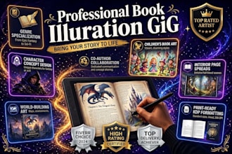 do professional digital illustration book