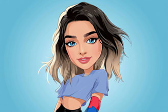 draw a custom or pop culture caricature