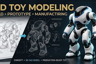 create 3d toy model, 3d product prototype, toy manufacturing, industrial design