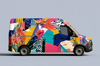 van wrap design, car wrap design