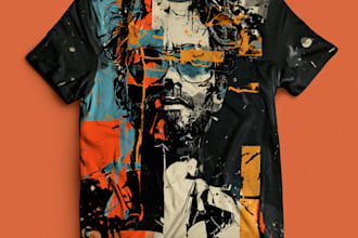 create custom streetwear t shirt design