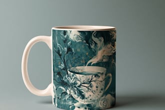 coffee mug design, custom mug design